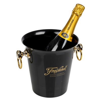 Metal Chic Stylish Champagne Ice Cooler Bucket ...