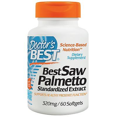 Doctor's Best, Best Saw Palmetto, Standardized Extract, 320 mg, 60