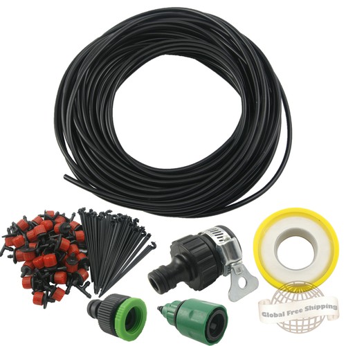 25m DIY Micro Drip Irrigation System Plant ...