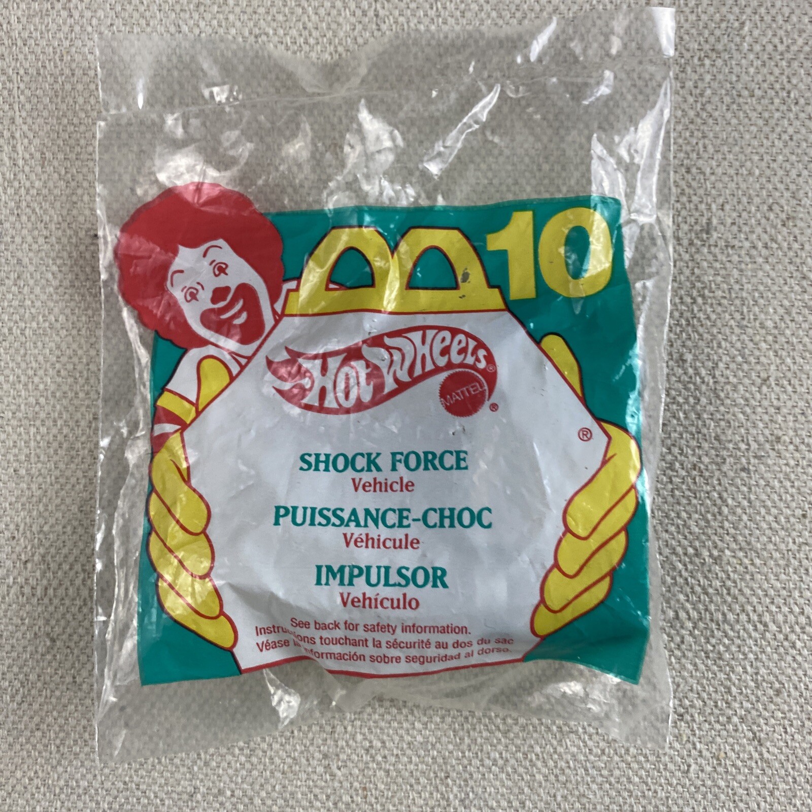 Yahoo!オークション Vintage Hot Wheels Shock Force 10 Black Yell...