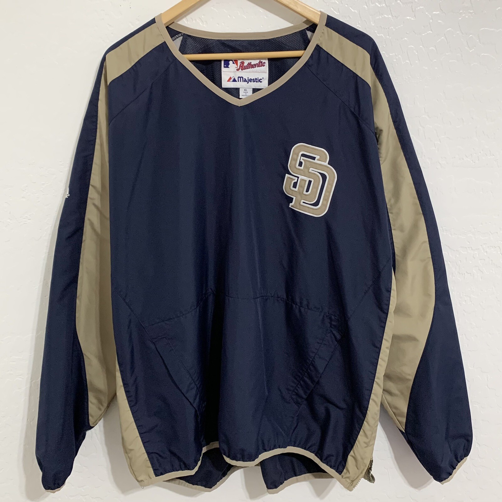 padres pullover windbreaker