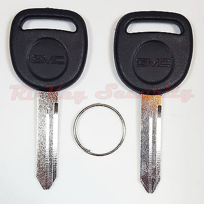 2 New original OEM Keys B102 With GMC Logo For GMC Chevrolet etc - Made In USA
