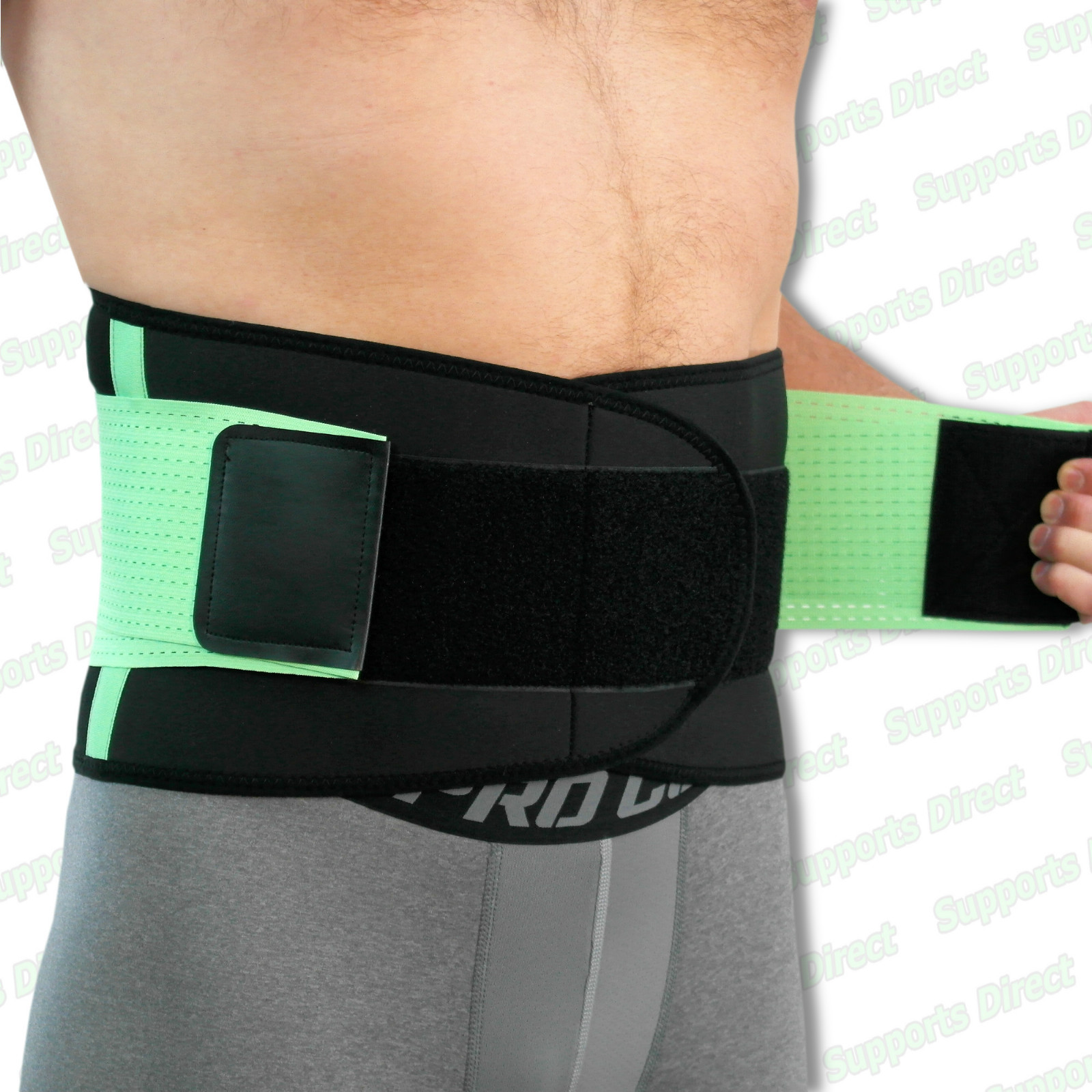 Breathable Lower Back Support Neoprene Belt Lumbar Brace Posture Girdle