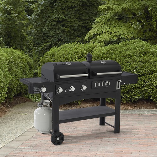 UPC 186505000292 product image for Combination Bbq Grill With Side Burner | upcitemdb.com