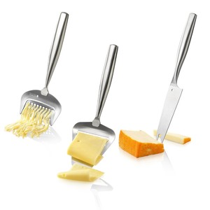 Monaco grater 3pc Steel cheese Knife Holland Slicer Grater knife Set Stainless  Cheese