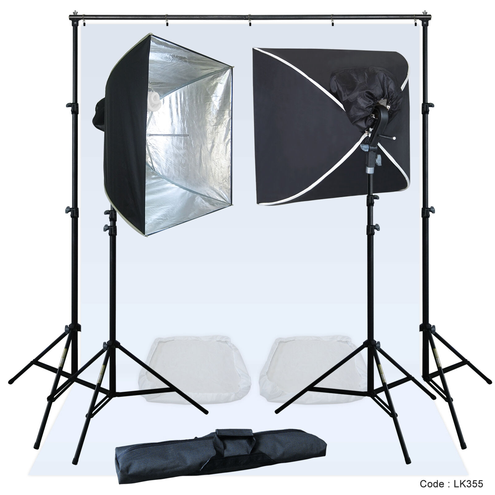 Linco Lincstore Complete Studio Lighting Backdrop Stand Linco Lincstore Complete Studio Lighting Backdrop Stand