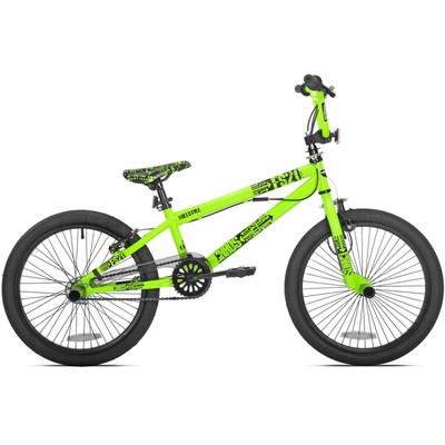 20" Green Boys Mens Free Style Wheel BMX Trick Bike Brakes Gyro Detangler Pegs