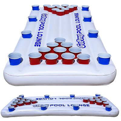 The Pool Lounge - Inflatable Beer Pong ...