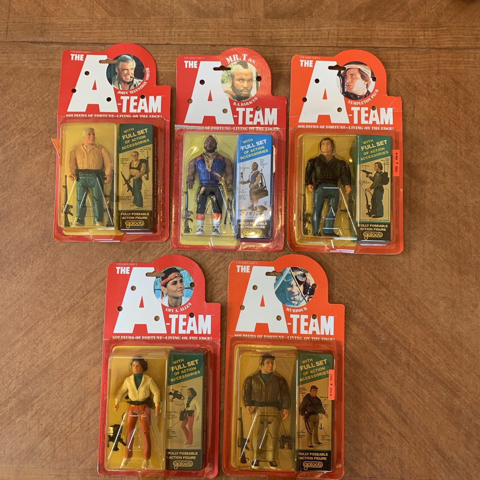 Yahoo!オークション 1980’s ‘ATeam’ Action Figures Complete Set
