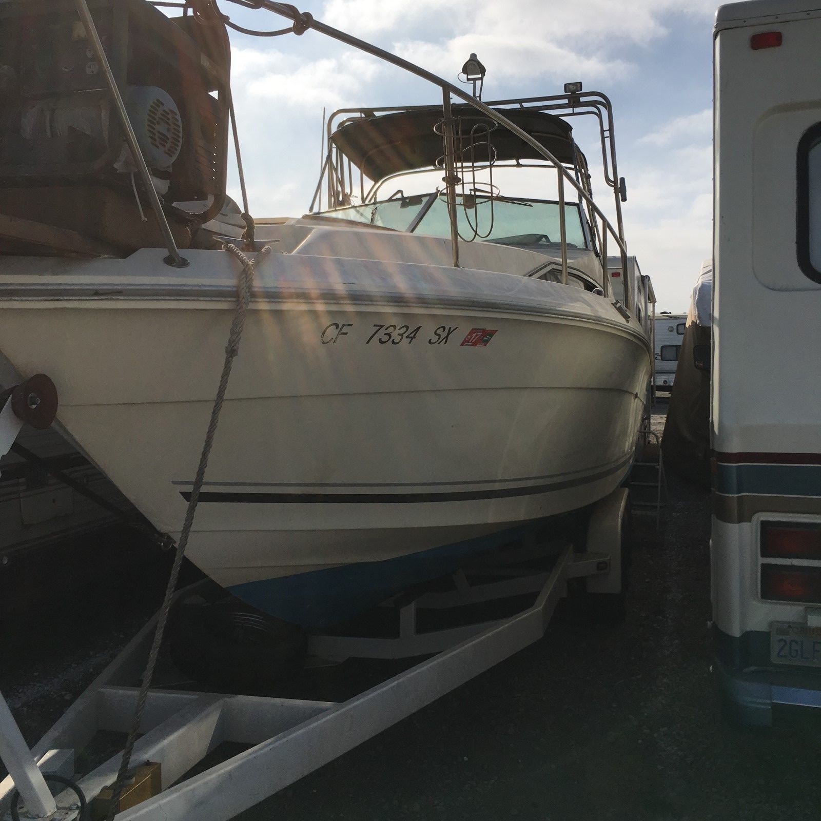 1982 Sea Ray 30 ft in CA, with 08' Zieman triple Axle Trailer
