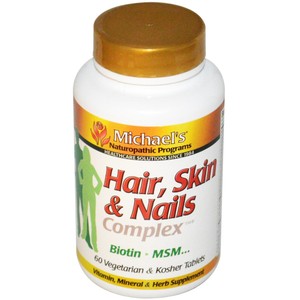 Details about Michael's Naturopathic, Hair, Skin  Nails Complex, 60 ...