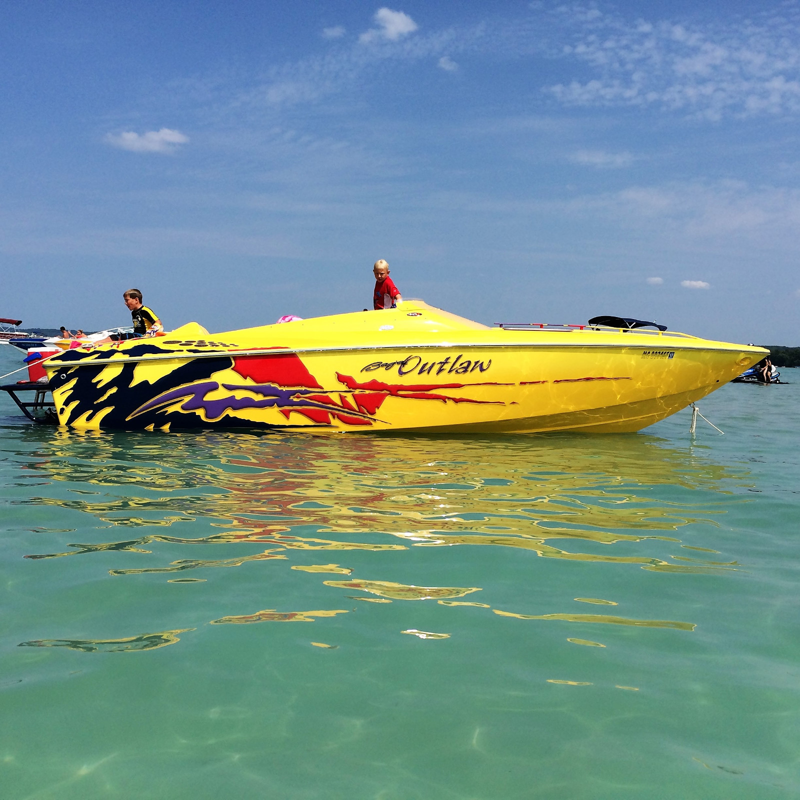 2002 Baja 25 Outlaw SST Custom Boat 496 Procharger Low Hour 1 Owner Freshwater