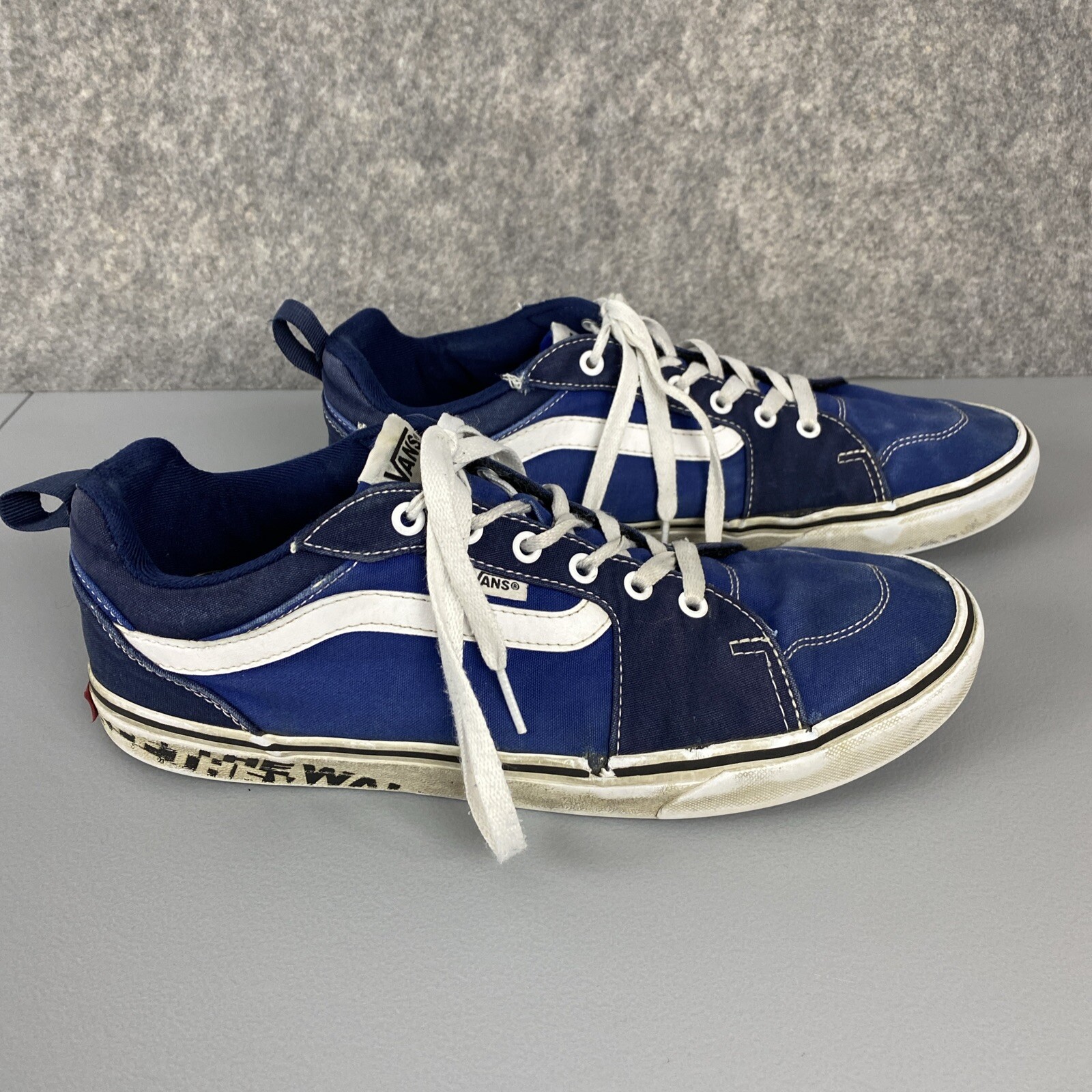 Yahoo!オークション バンズ メンズ Off The Wall 721454 ブルー Casu...