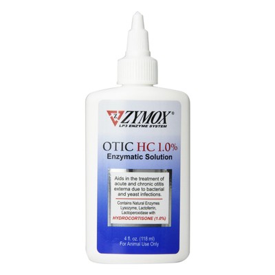 Zymox Otic with Hydrocortisone 1.0% 4 oz