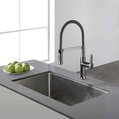 30 Inch Undermount Single Bowl 16 Gauge Stainless Steel Kitchen Sink ...