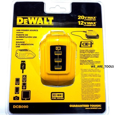 New Dewalt DCB090 12V - 20V Battery ...