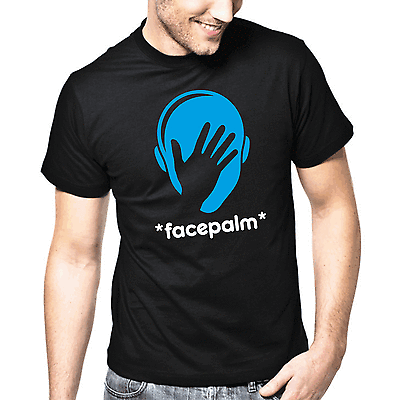 facepalm | face palm | gesichtspalme | nerd | geek | gamer | fun