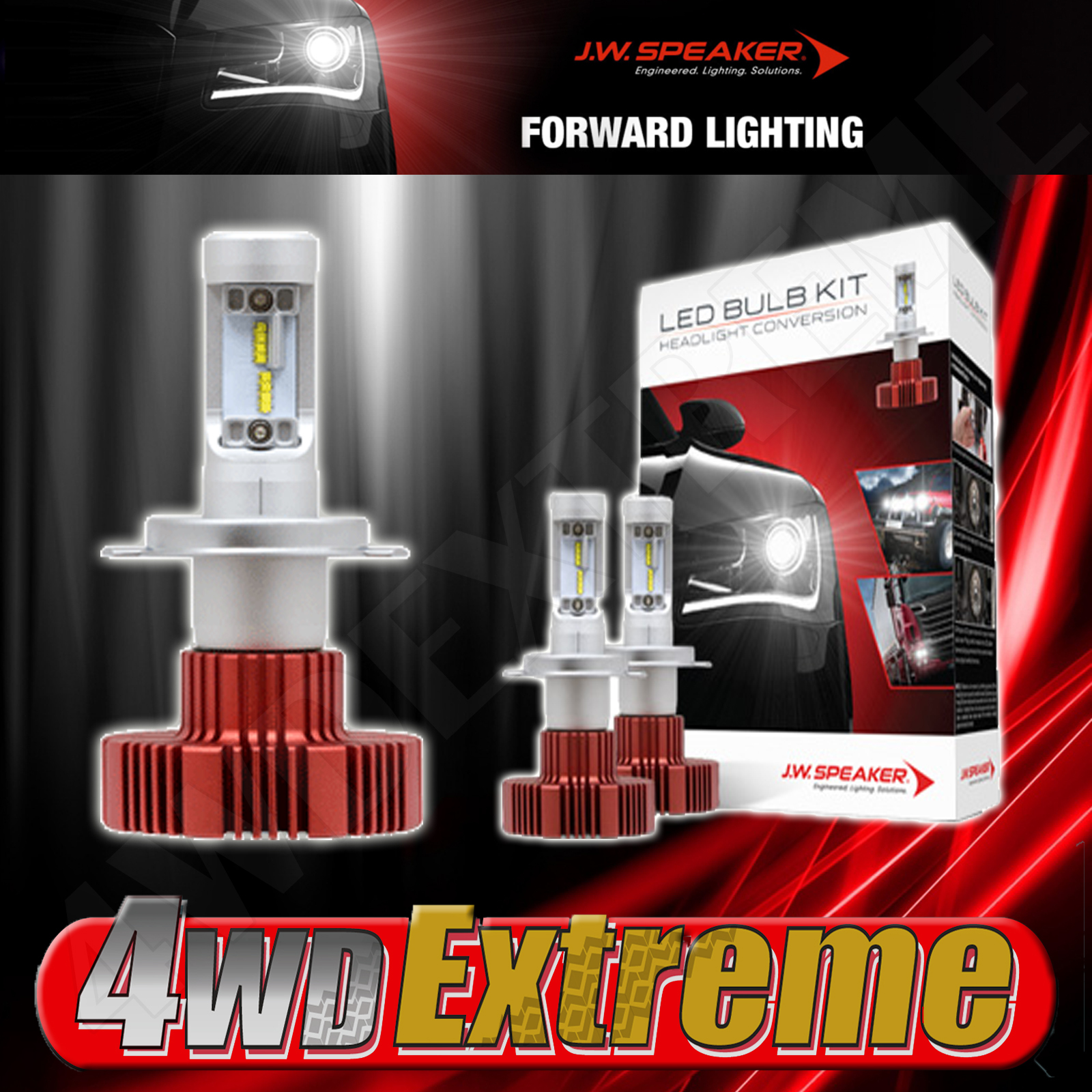 JW Speaker Led 6200K H7 Headlight Globe Bulb Kit car Speaker HID Philips 990007 eBay