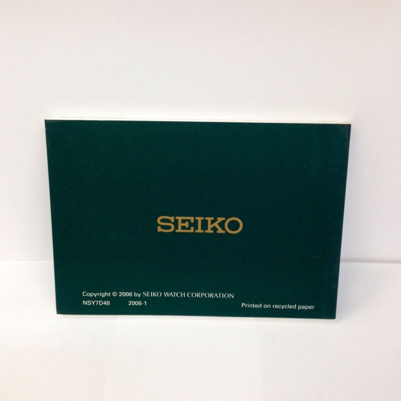 Seiko 7d48  -  3
