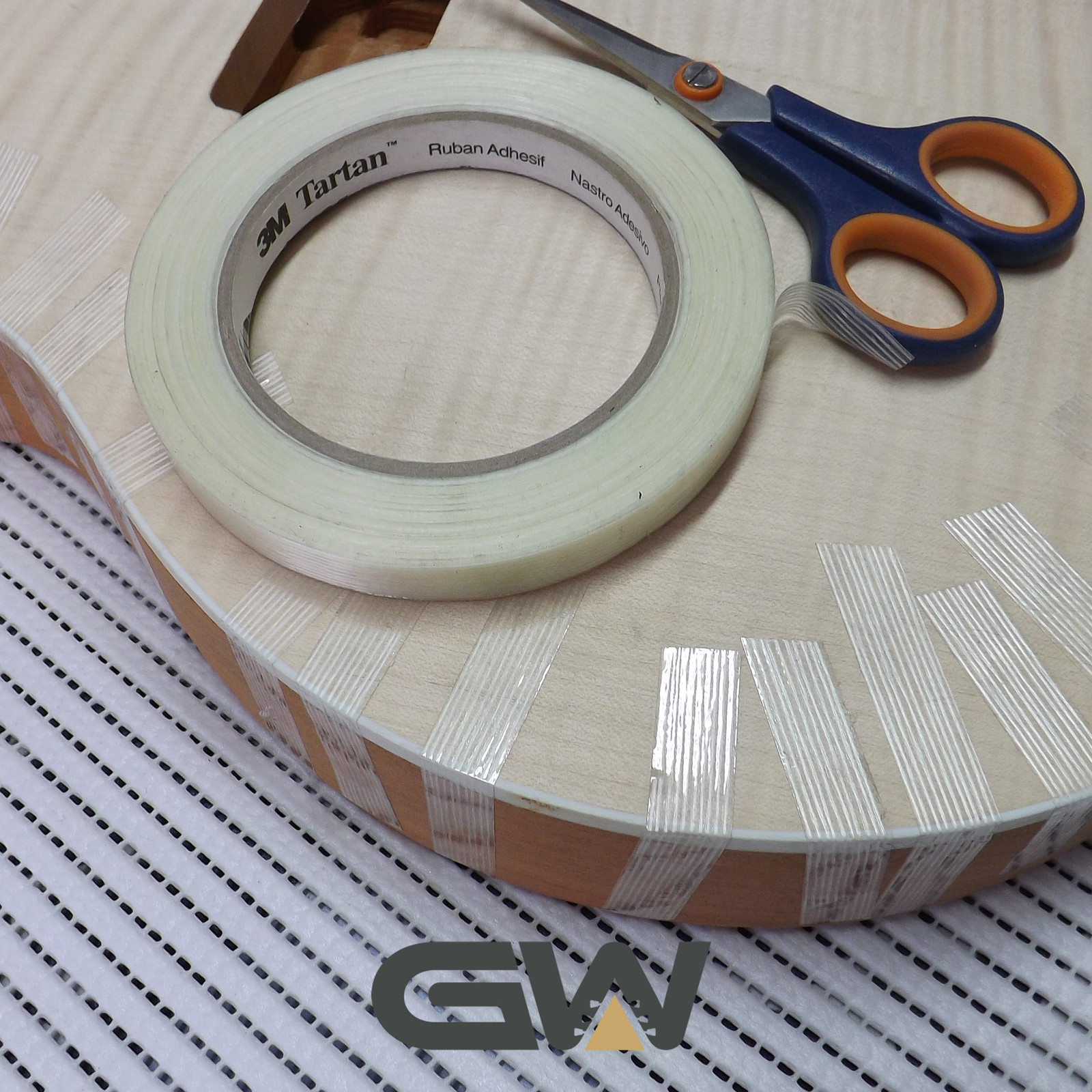 Guitar Binding Tape 3M Tartan Filamented Reinforced Tape eBay