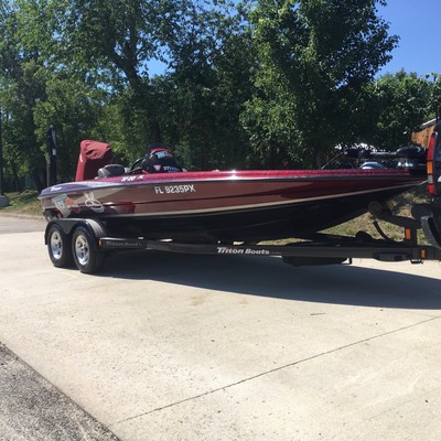Triton bass boat