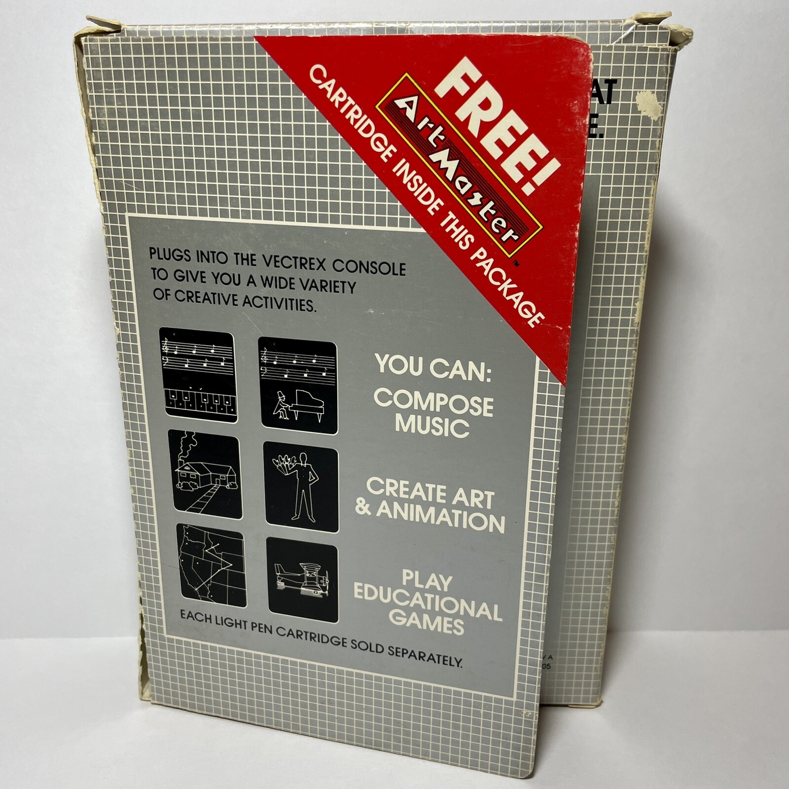 代購代標第一品牌－樂淘letao－VECTREX original vintage LIGHT PEN Art Master cart box