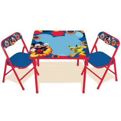 Table Chairs Disney Mickey Mouse Set Dining ...