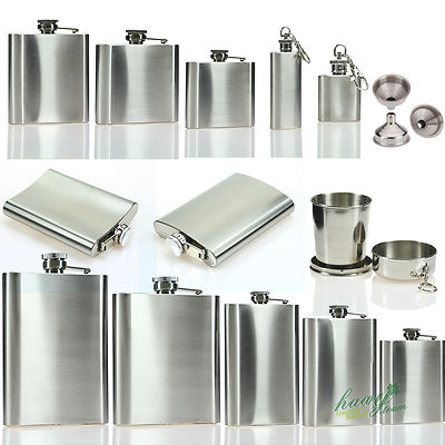 Stainless Steel Hip Liquor Holder Canteen Whiskey ...