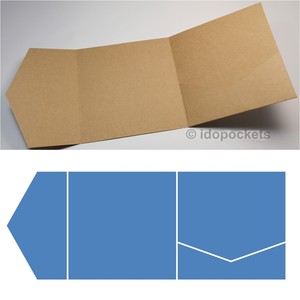 Pocket style wedding invitations bulk