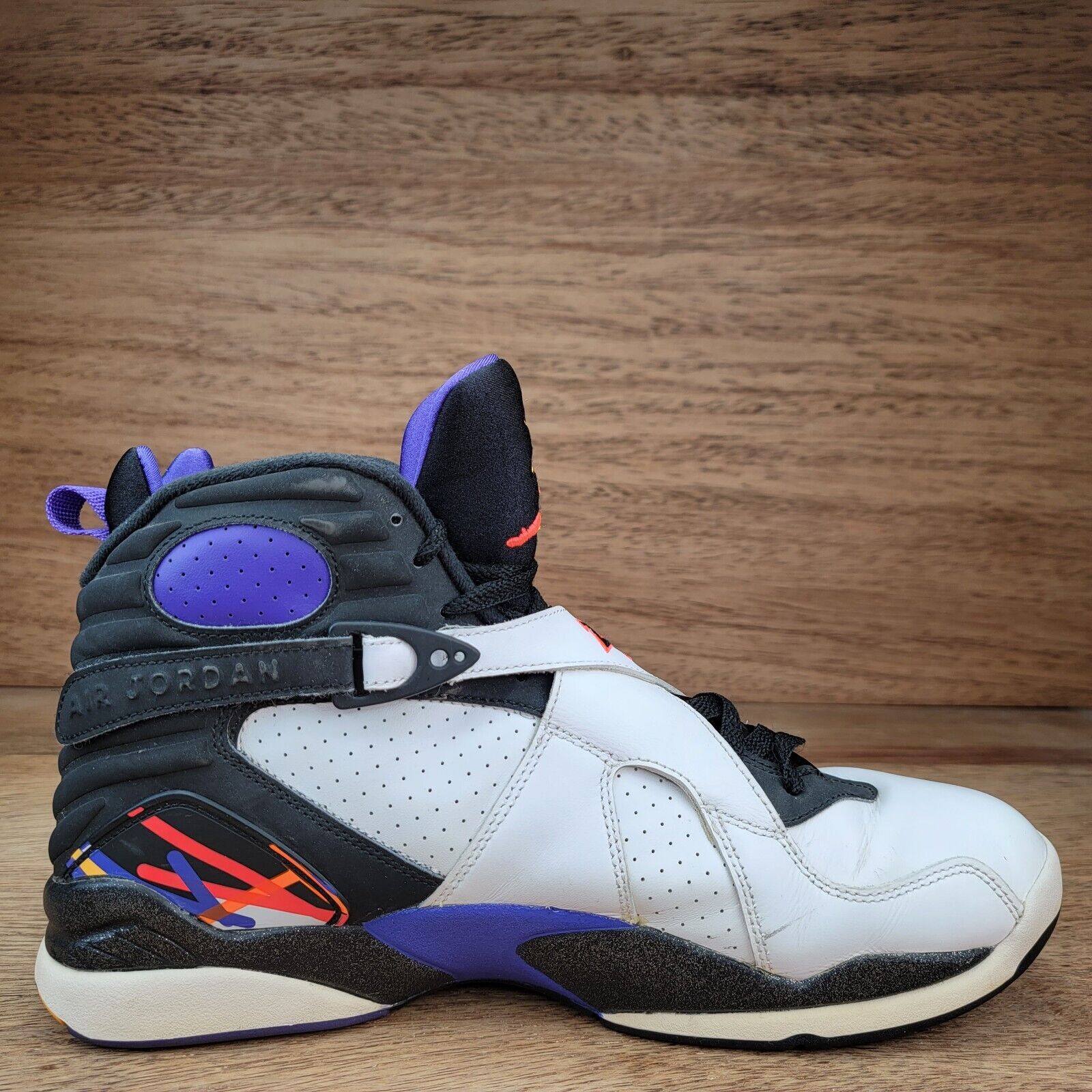 Air Jordan 8 Retro Men's Basketball Shoes Three Peat 305381-142 Lot Size 11.5