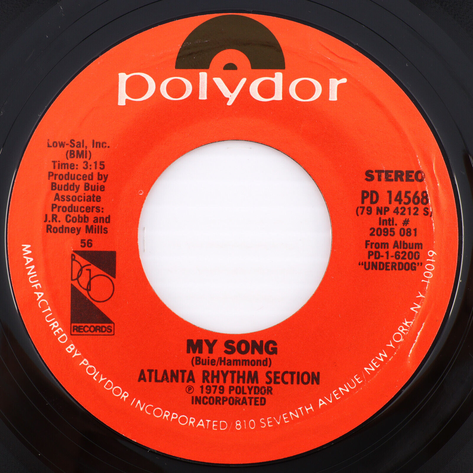 Atlanta Rhythm Section  Do It Or Die / My Song - 1979 45 rpm 7" Single PD 14568