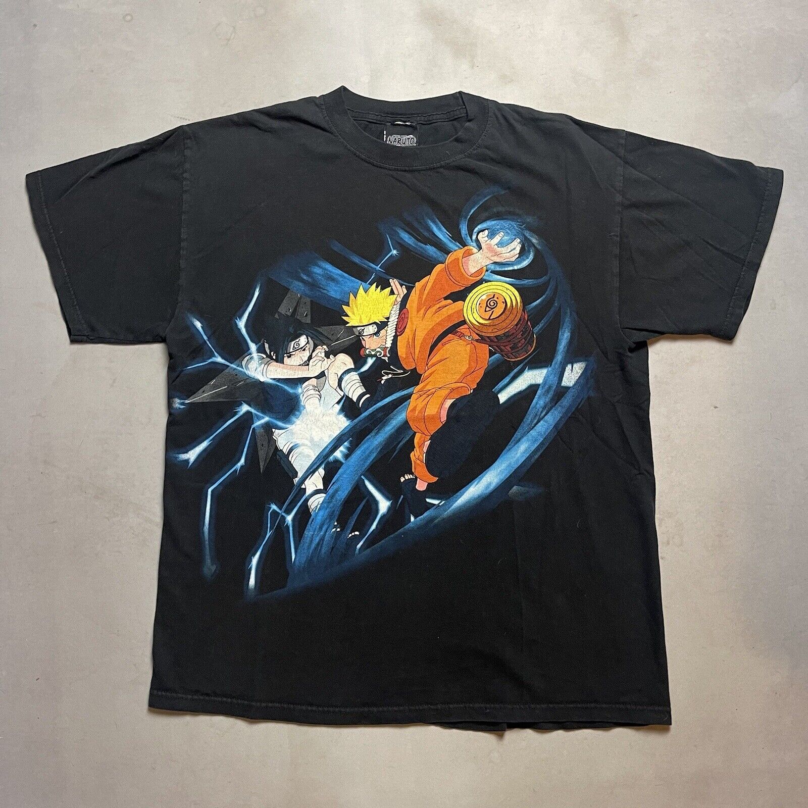 Vintage Shonen Jumps Naruto Mega Print Anime Tee Shirt