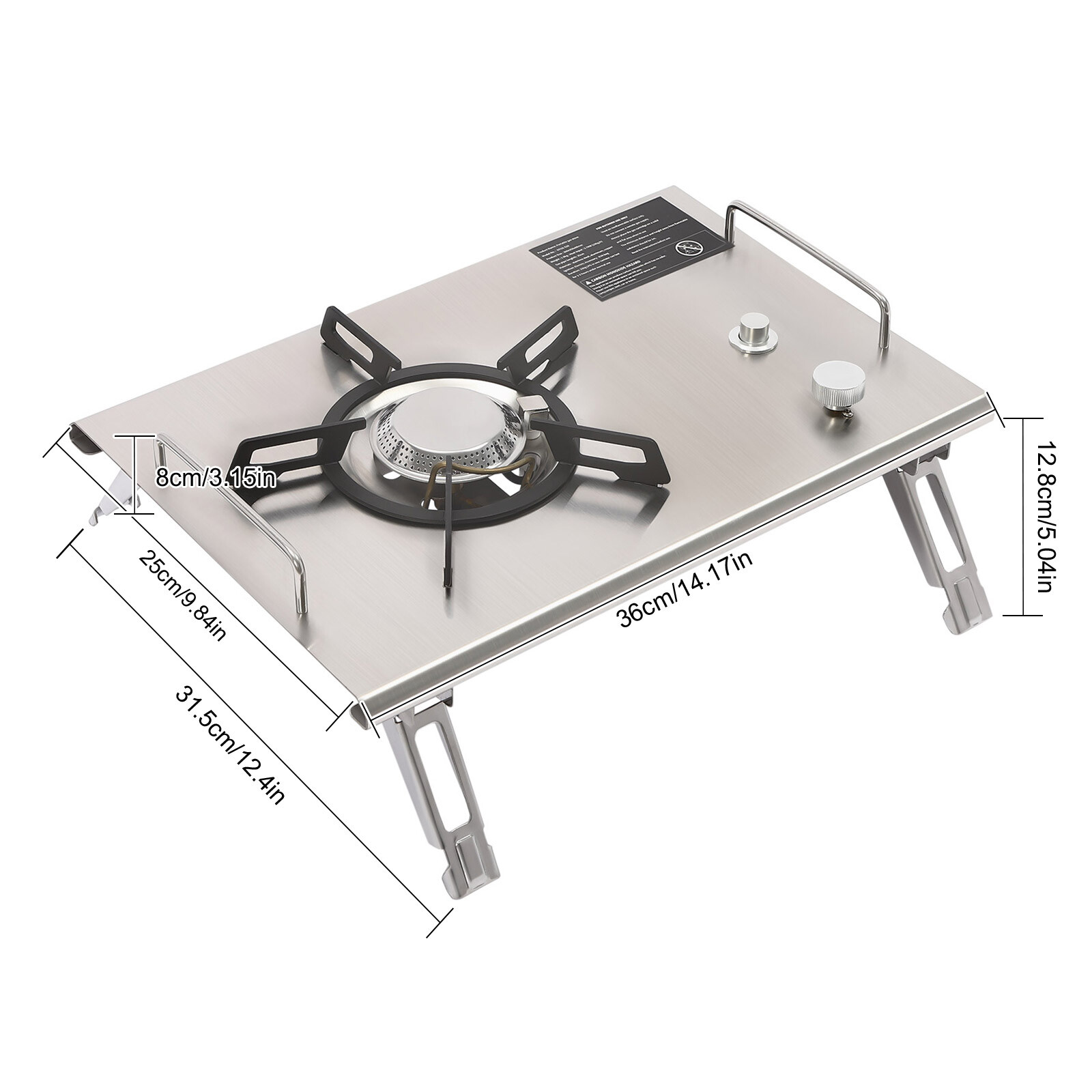 Yahoo!オークション Portable 13 648 BTU Gas Stove Stainless Steel...