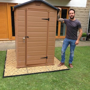 SHED BASE KIT - 8.6ft x 4ft +MEMBRANE PLASTIC PAVER 8x4 SHED BASE ...