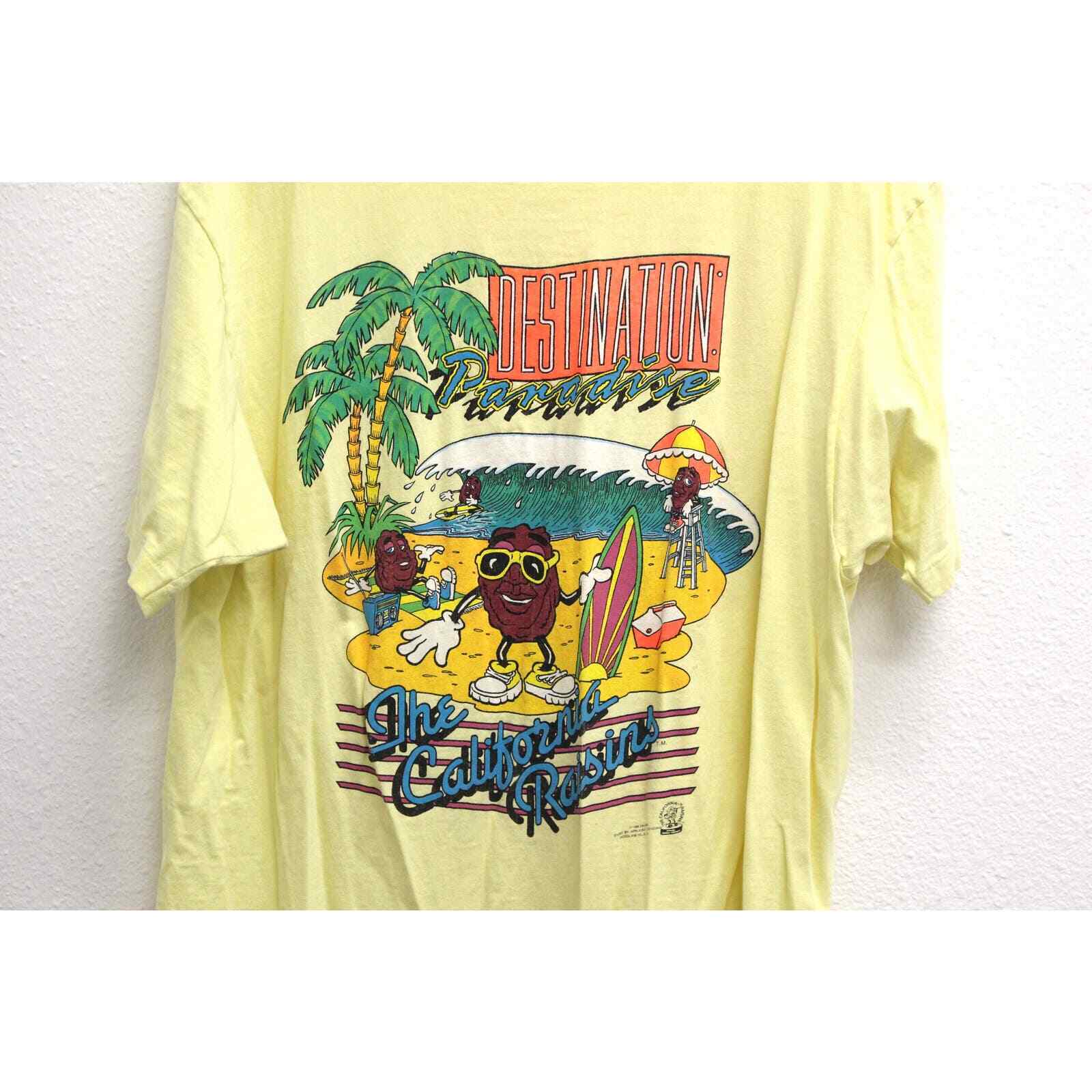 Vintage Destination Paradise California Raisins T Shirt XXL 2X