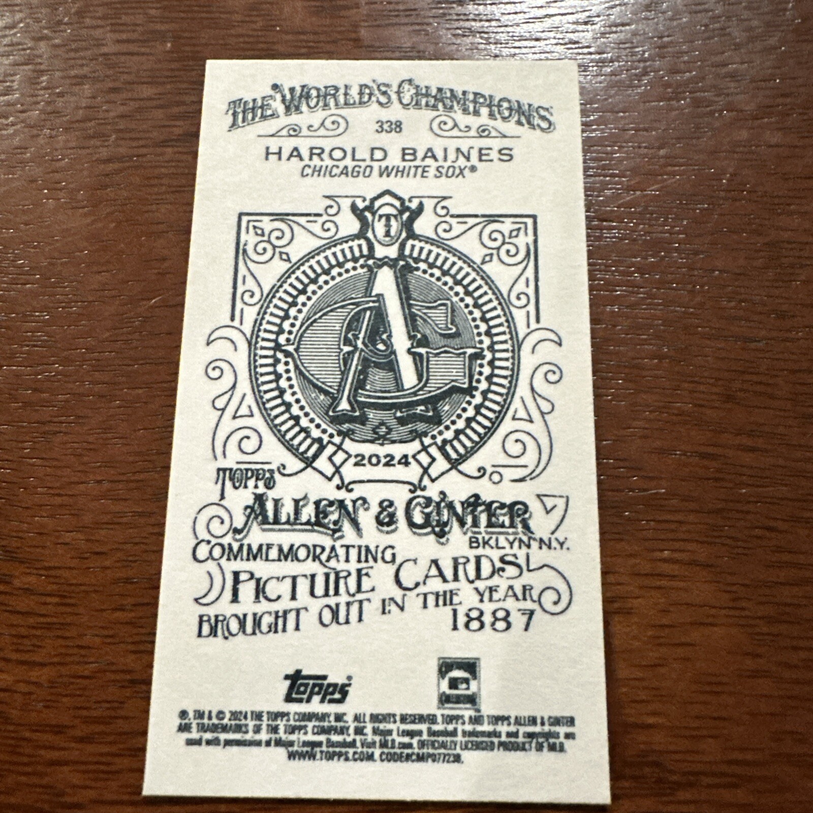 Yahoo!オークション 2024 Topps Allen & Ginter Harold Baines A&G B...