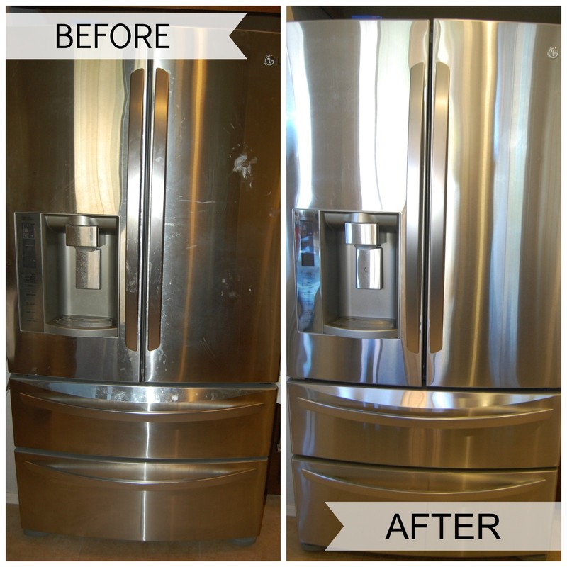 How To Clean A Stainless Steel Fridge eBay