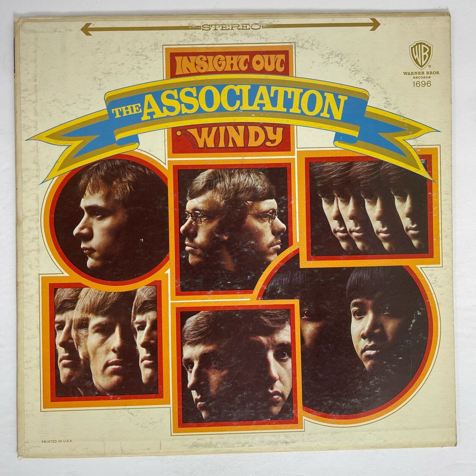 The AssociationInsight Out Vinyl, LP 1967 Warner Bros. RecordsW 1696 