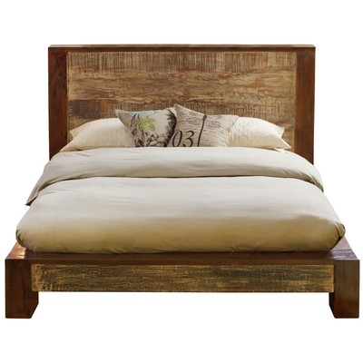 Reclaimed Wood King Platform Bed