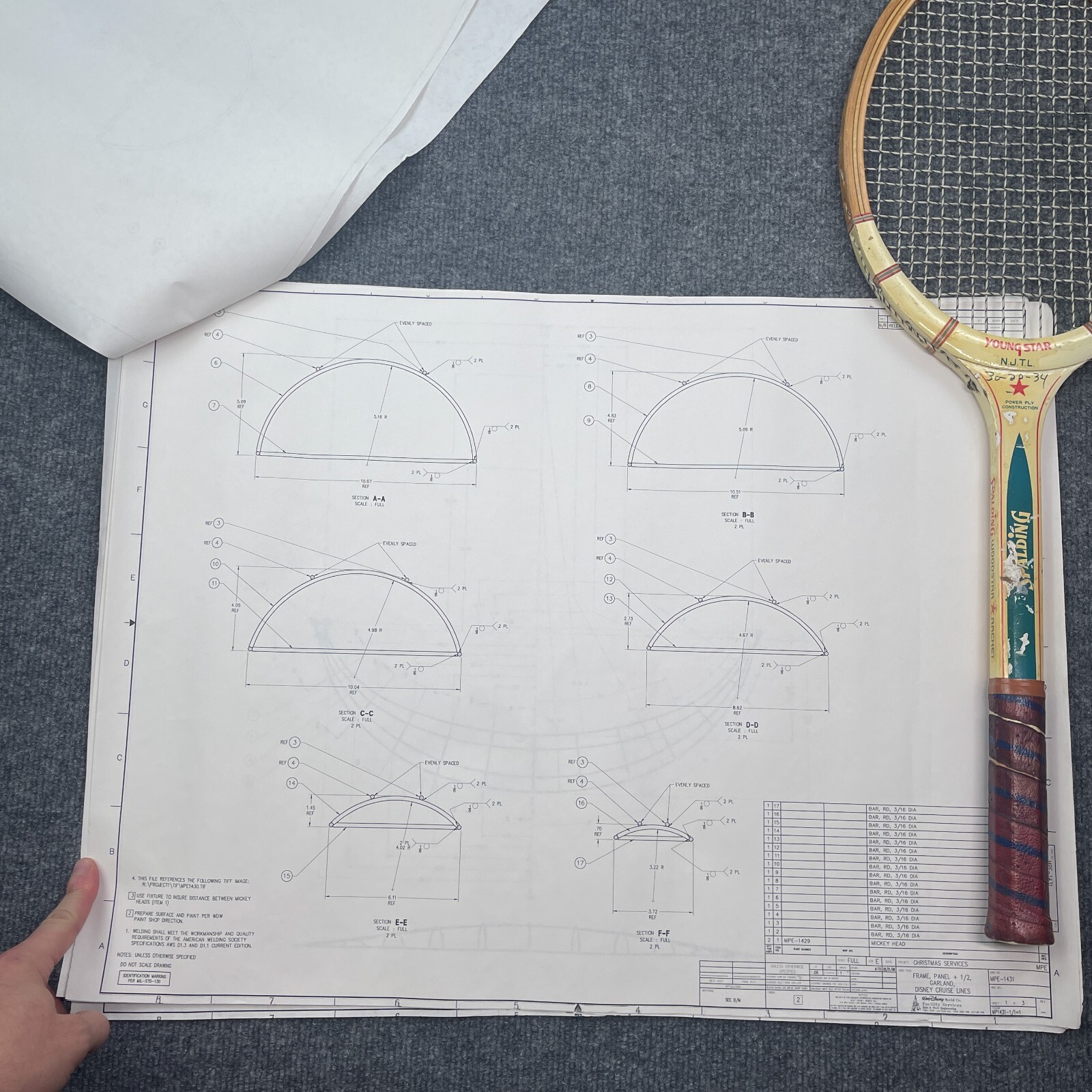 Yahoo!オークション Disney Lot of 7 Original Blueprints 1998 Chri...