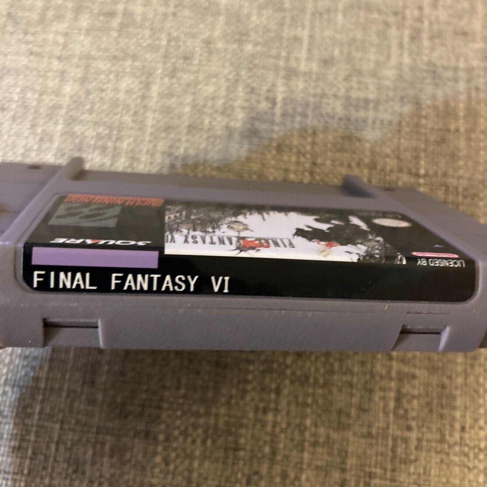 Final Fantasy VI 6 SNES 16-Bit Rom Game Cart USA NTSC English