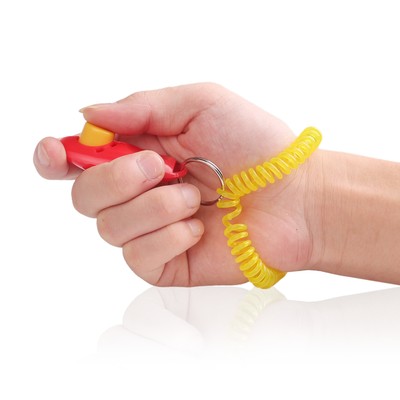 4PCS Dog Training Clicker Click Button Trainer Pet Cat ...
