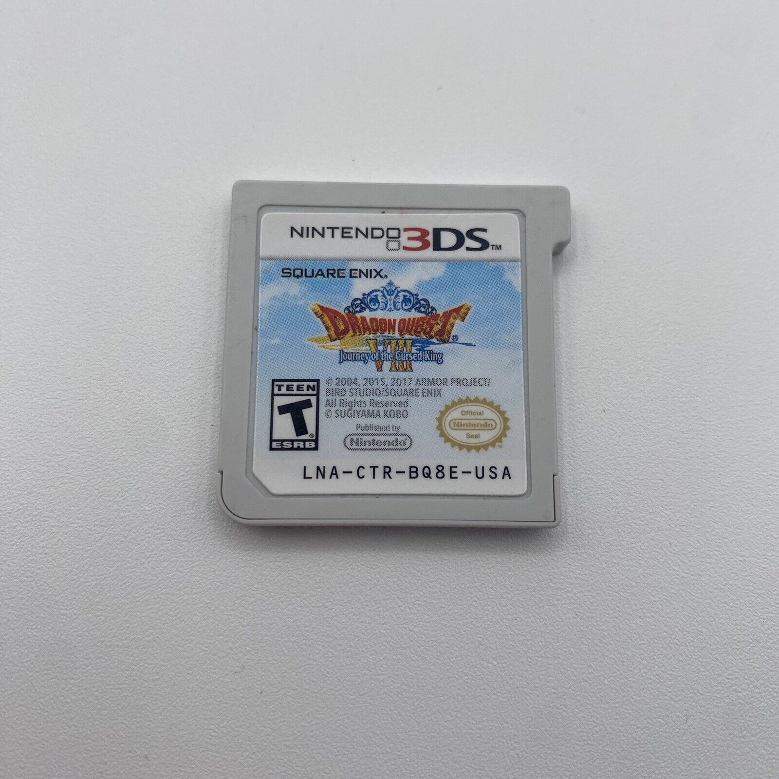 Dragon Quest VIII: Journey of the Cursed King (3DS, 2017) Cartridge Only Tested