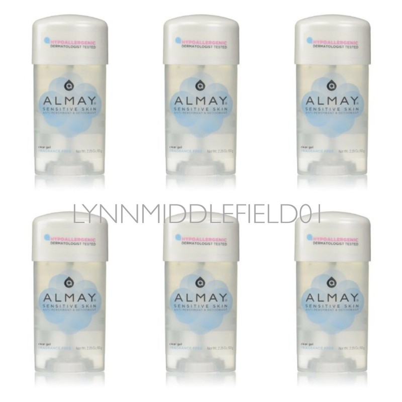 Almay Antiperspirant Deodorant Clear Gel Fragrance Free 2.25 oz Ea Free