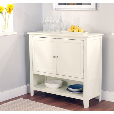 White Sideboard Buffet Table Dining Room Kitchen ...