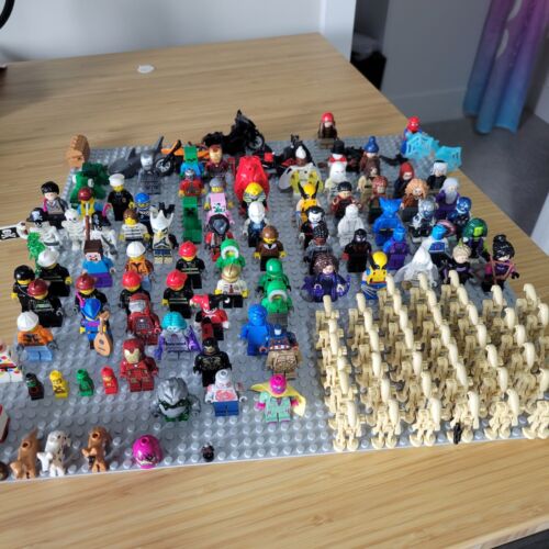Lego Minifigure Lot HUGE Star Wars Marvel Ninjago Series Harry Potter DC