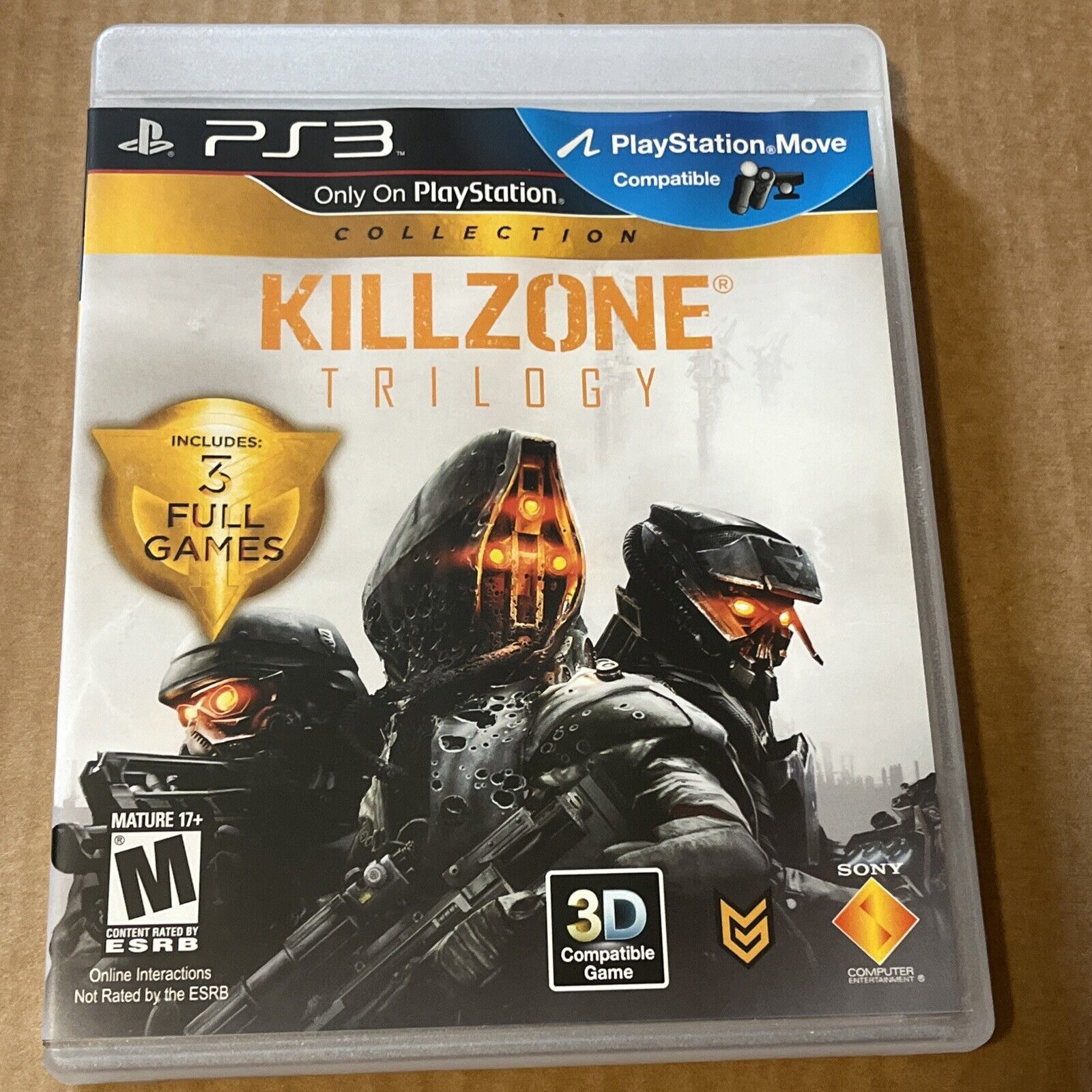 Killzone Trilogy Collection (Sony PlayStation 3, 2012) PS3 2-Disc Set
