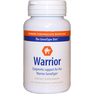 UPC 817318010399 product image for Warrior, Epigenetic Support For The Warrior Genotype, 60 Veggie Caps - D'adamo | upcitemdb.com