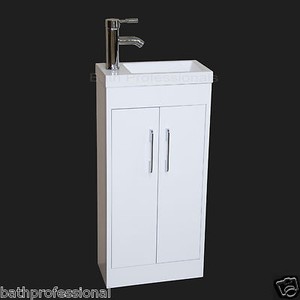 Vanity-Unit-Cabinet-Bathroom-Basin-Sink-Cloakroom-Corner-Small-400MM ...