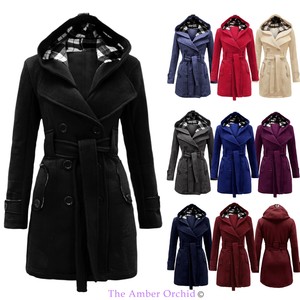 Manteau femme grande taille avec capuche